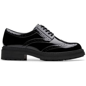 Clarks Orinoco3 Derby Womens Black Pat, 4 Clarks Orinoco3 Derby Womens Black Pat, 4
