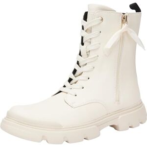 Geox Women's J Junette Girl Ankle Boot, Lt Ivory, 4 UK Geox Women's J Junette Girl Ankle Boot, Lt Ivory, 4 UK