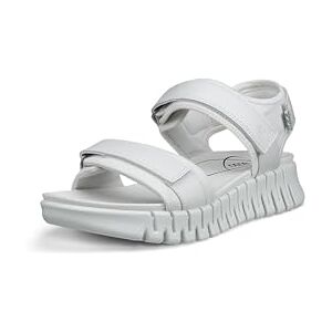 ECCO Womens Gruuv Sol Leather Sandals 213103 01007 4.5 UK White ECCO Womens Gruuv Sol Leather Sandals 213103 01007 4.5 UK White
