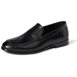 Amazon Essentials Men's Venetian Dress Loafers, Black Faux Leather, 8 UK Amazon Essentials Men's Venetian Dress Loafers, Black Faux Leather, 8 UK