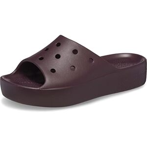 Crocs Women's Classic Platform Slide, Dark Cherry, 8 UK Women Crocs Women's Classic Platform Slide, Dark Cherry, 8 UK Women