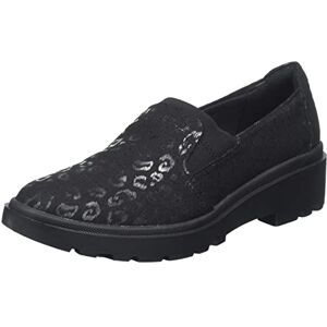 Clarks Women's Calla Rae Flat Slipper, Black Textile, 6 UK Clarks Women's Calla Rae Flat Slipper, Black Textile, 6 UK