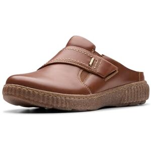 Clarks Women's Caroline Bay Mule, Tan Leather, 9.5 Wide Clarks Women's Caroline Bay Mule, Tan Leather, 9.5 Wide