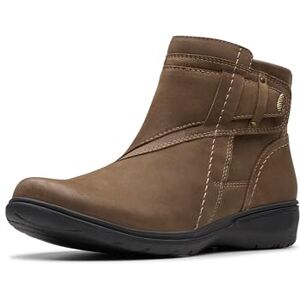 Clarks Women's Carleigh Style Ankle Boot, Mushroom Nubuck, 10 Clarks Women's Carleigh Style Ankle Boot, Mushroom Nubuck, 10
