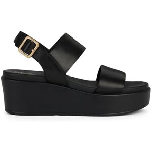 Geox Women's D Xand 2.2s A Wedge Sandal, black,7.5 UK Geox Women's D Xand 2.2s A Wedge Sandal, black,7.5 UK