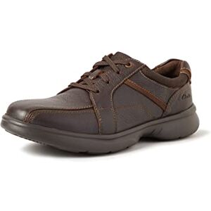 Clarks Men's Bradley Walk Oxford shoe, Brown Tumbled Leather, 10.5 UK Clarks Men's Bradley Walk Oxford shoe, Brown Tumbled Leather, 10.5 UK