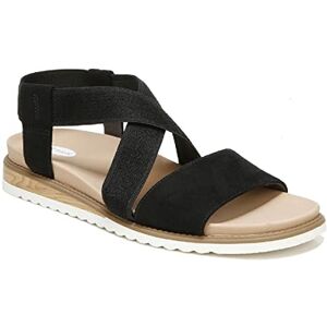 Dr. Scholl's Work Dr. Scholl's Shoes Women's Islander Strappy Flat Sandal, Black Microfiber, 4.5 UK Dr. Scholl's Work Dr. Scholl's Shoes Women's Islander Strappy Flat Sandal, Black Microfiber, 4.5 UK