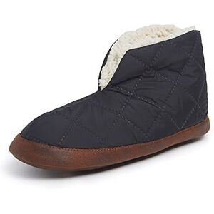 Dearfoams Men's Original Warm Up Bootie Slipper, Black Nylon, Medium UK Dearfoams Men's Original Warm Up Bootie Slipper, Black Nylon, Medium UK
