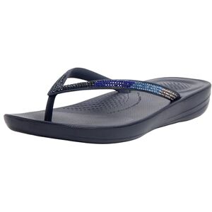 Fitflop Womens Iqushion Ombre Sparkle Flip-Flop, Midnight Navy, 6.5 UK Fitflop Womens Iqushion Ombre Sparkle Flip-Flop, Midnight Navy, 6.5 UK