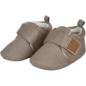 Sterntaler Unisex Baby Crawling Shoes Plain Slippers, Grey-beige, 4 UK Child Sterntaler Unisex Baby Crawling Shoes Plain Slippers, Grey-beige, 4 UK Child