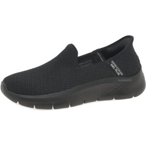 Skechers Women's Hands Free Slip-ins Go Walk Flex-Relish Slipper, Black Textile/Trim, 5 UK Skechers Women's Hands Free Slip-ins Go Walk Flex-Relish Slipper, Black Textile/Trim, 5 UK