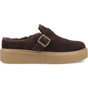 Hush Puppies Female Blanche Fur Mule, Chocolate, 8 Hush Puppies Female Blanche Fur Mule, Chocolate, 8