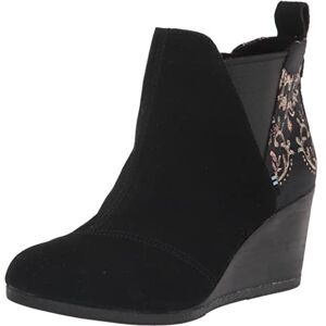 TOMS Boot Women's Kelsey Fashion, Black Leather/Suede, 10 UK TOMS Boot Women's Kelsey Fashion, Black Leather/Suede, 10 UK