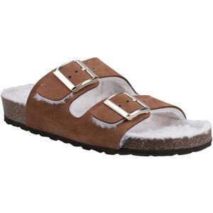 Hush Puppies Female Jessie Mule Slipper, Tan, 7 Hush Puppies Female Jessie Mule Slipper, Tan, 7