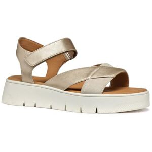 Geox Women's D DANDRA 40 B Sandal, Lt Gold/Lt Taupe, 6 UK Geox Women's D DANDRA 40 B Sandal, Lt Gold/Lt Taupe, 6 UK