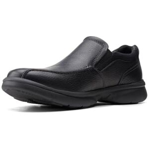 Clarks Men's Bradley Step Loafer, Black Tumbled Leather, 10.5 UK Clarks Men's Bradley Step Loafer, Black Tumbled Leather, 10.5 UK