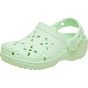 Crocs Unisex Kids Clog, Classic Floral Cut Out Clog T, Jade Tint, 7 UK Child Crocs Unisex Kids Clog, Classic Floral Cut Out Clog T, Jade Tint, 7 UK Child