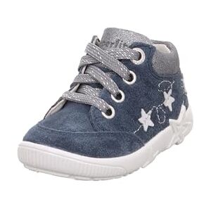 Superfit Boy's Girl's Starlight First Walking Shoes, Blue Light Grey 8000, 3 UK Child Superfit Boy's Girl's Starlight First Walking Shoes, Blue Light Grey 8000, 3 UK Child