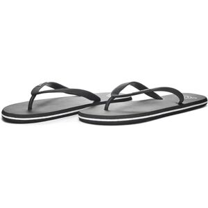 Kappa Unisex Logo Moker Flip Flops, Black White Black, 5 UK Kappa Unisex Logo Moker Flip Flops, Black White Black, 5 UK