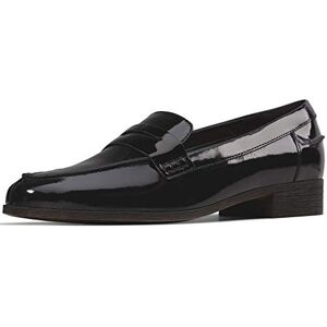 Clarks Women's Hamble Loafer, Black Pat, 7 UK Clarks Women's Hamble Loafer, Black Pat, 7 UK