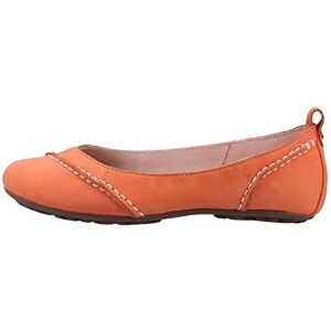 Hush Puppies Ladies Janessa Ballerina, Orange, 6 Hush Puppies Ladies Janessa Ballerina, Orange, 6