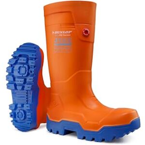 Dunlop FieldPro Thermo+ Unisex Full Safety Sneaker Fit Waterproof Work Boots, Orange Blue, Thermal Insulated and Slip-Resistant Wellies with Composite Toecap for Outdoor and Farm Use EU37, UK4 Dunlop FieldPro Thermo+ Unisex Full Safety Sneaker Fit Waterproof Work Boots, Orange Blue, Thermal Insulated and Slip-Resistant Wellies with Composite Toecap for Outdoor and Farm Use EU37, UK4