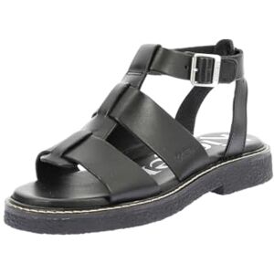 Kickers Women's Kick Lila Flat Sandal, Black, 4 UK Kickers Women's Kick Lila Flat Sandal, Black, 4 UK