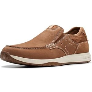 Clarks Men's Sailview Step Loafer, Light Tan Nubuck, 12 US Clarks Men's Sailview Step Loafer, Light Tan Nubuck, 12 US