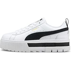 Puma Women's Mayze Lth Wn's Sneaker, White Black, 7 UK Puma Women's Mayze Lth Wn's Sneaker, White Black, 7 UK