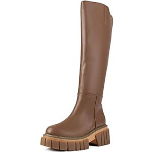 L37 HANDMADE SHOES Women's Fighter New Knee High Boot, Taupe, 39 EU L37 HANDMADE SHOES Women's Fighter New Knee High Boot, Taupe, 39 EU