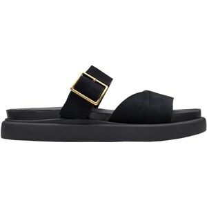 Clarks Aristella Mule Womens Black Sde, 3 Clarks Aristella Mule Womens Black Sde, 3