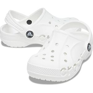 Crocs Unisex Kids Baya Clog T Clog, White, 5 UK Child Crocs Unisex Kids Baya Clog T Clog, White, 5 UK Child