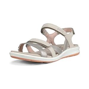 ECCO Womens Cruiseii' Ankle Strap Sandals, Silver Silver Grey Gravel Rose Dust, 6.5/7 UK ECCO Womens Cruiseii' Ankle Strap Sandals, Silver Silver Grey Gravel Rose Dust, 6.5/7 UK