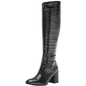 Franco Sarto Women's Tribute Knee High Boot, Black Faux Crocodile Leather, 5.5 UK Franco Sarto Women's Tribute Knee High Boot, Black Faux Crocodile Leather, 5.5 UK