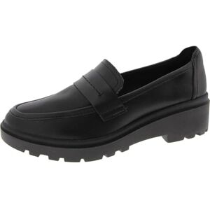 Clarks Women's Calla Ease Loafer Flat, Black Leather, 7 UK Clarks Women's Calla Ease Loafer Flat, Black Leather, 7 UK