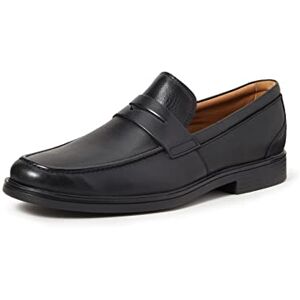 Clarks Un Aldric Step, Slipper, Schwarz (Black Leather -), 41 EU (7 UK) Clarks Un Aldric Step, Slipper, Schwarz (Black Leather -), 41 EU (7 UK)