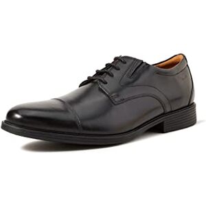 Clarks Men's Whiddon Cap Oxford, Black Leather, 12 UK Clarks Men's Whiddon Cap Oxford, Black Leather, 12 UK