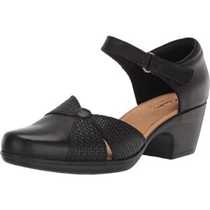 Clarks Women's Emily Rae Pump, Black Leather, 5.5 UK Clarks Women's Emily Rae Pump, Black Leather, 5.5 UK