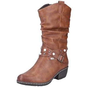 Rieker Women's 93776 Cowboy Boots, Brown 24, 4 UK Rieker Women's 93776 Cowboy Boots, Brown 24, 4 UK