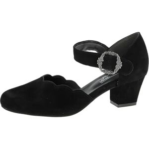 Hirschkogel Women's Damen Trachten Pumps, Black, 7.5 UK Hirschkogel Women's Damen Trachten Pumps, Black, 7.5 UK