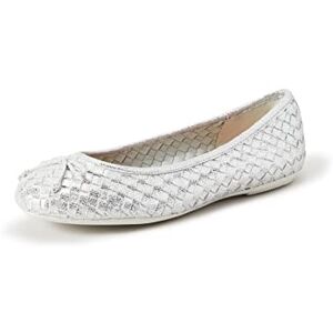 Geox Women's D Palmaria A Ballerina, Silver, 5.5 UK Geox Women's D Palmaria A Ballerina, Silver, 5.5 UK