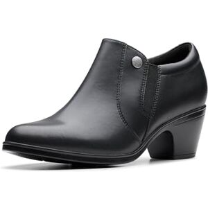 Clarks Women's Emily2 Reyna Ankle Boot, Black Leather, 5 UK Clarks Women's Emily2 Reyna Ankle Boot, Black Leather, 5 UK