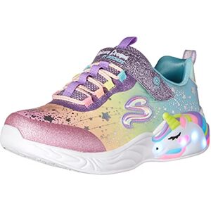 Skechers Girl's Unicorn Dreams Sneaker, Purple Textile Multi Trim, 11 UK Skechers Girl's Unicorn Dreams Sneaker, Purple Textile Multi Trim, 11 UK