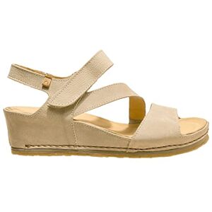 El Naturalista Women's Picual Wedge Sandal, Stone, 5.5 UK El Naturalista Women's Picual Wedge Sandal, Stone, 5.5 UK