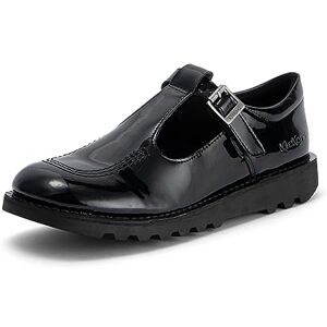 Kickers Girl's Kick T Bar Black School Shoes Classic & Stylish Extra Comfortable Premium Quality, Black, 2 UK Child Kickers Girl's Kick T Bar Black School Shoes Classic & Stylish Extra Comfortable Premium Quality, Black, 2 UK Child