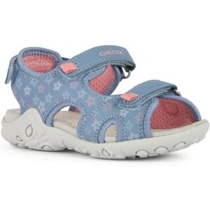 Geox Girls J Whinberry G Sandal, Dk Sky Lt Coral, 7.5 UK Child Geox Girls J Whinberry G Sandal, Dk Sky Lt Coral, 7.5 UK Child