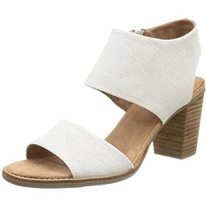 TOMS Women's Majorca Cutout Heeled Sandal, Natural, 10 UK TOMS Women's Majorca Cutout Heeled Sandal, Natural, 10 UK