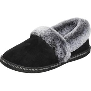 Skechers Women's Cozy Campfire Team Toasty Low Top Slippers, Black Black Microfiber Suede Faux Fur Line Blk, 7 UK Skechers Women's Cozy Campfire Team Toasty Low Top Slippers, Black Black Microfiber Suede Faux Fur Line Blk, 7 UK