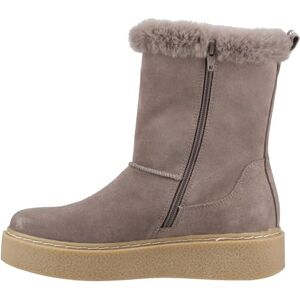 Hush Puppies Female Becca Mid Boot, Taupe, 4 Hush Puppies Female Becca Mid Boot, Taupe, 4