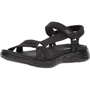 Skechers Women's On-The-go 600-Brilliancy Sport Sandal, Black, 4 UK Skechers Women's On-The-go 600-Brilliancy Sport Sandal, Black, 4 UK